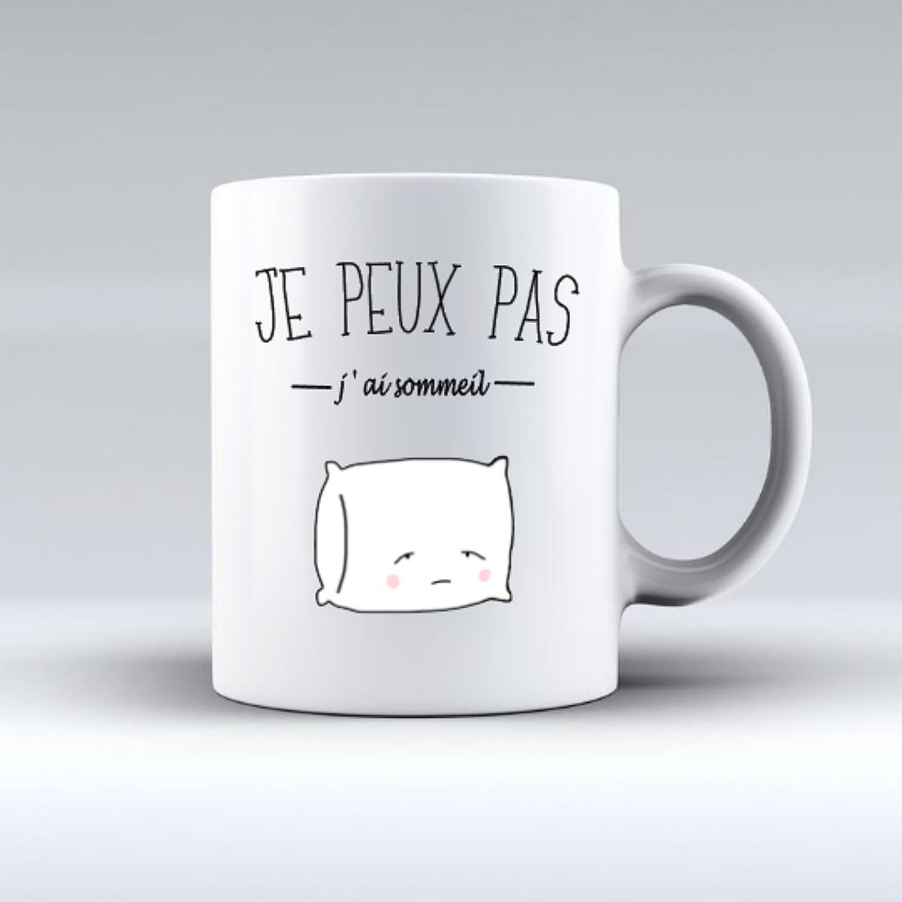 Mug Tasse Cafe Mug Humour Cafe Sommeil Oreiller Dodo Cadeau Personnalise Un Grand Marche