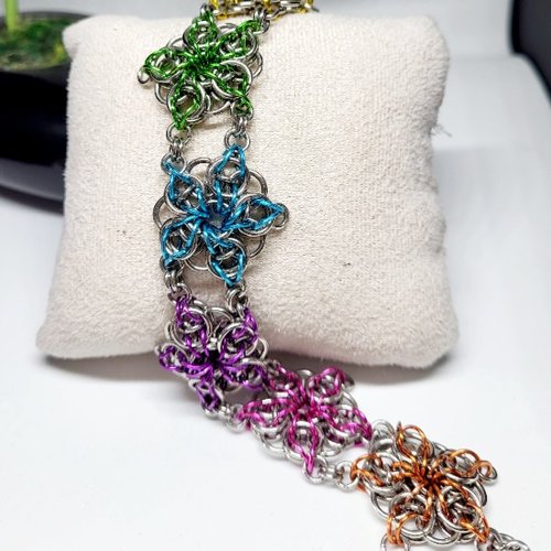 Bracelet celtic star rainbow
