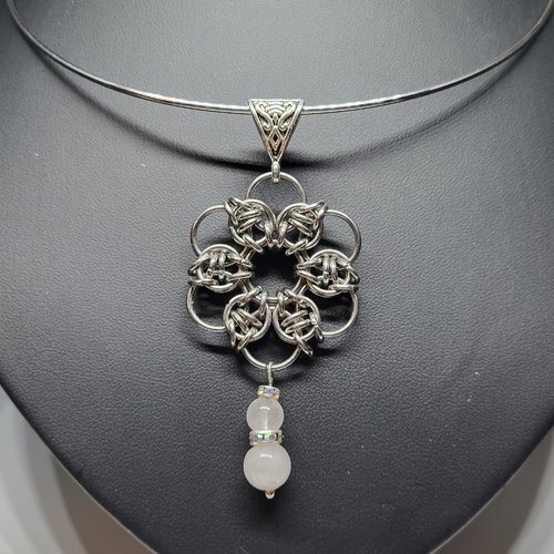Pendentif chainmaille celtic vision