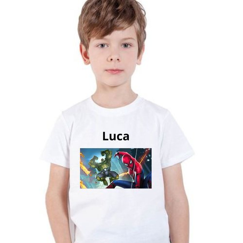 T-shirt enfant personnalisé " marvel "