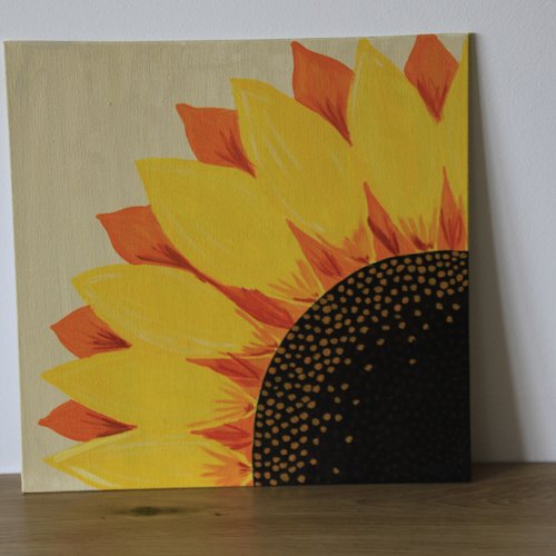Peinture tournesol
