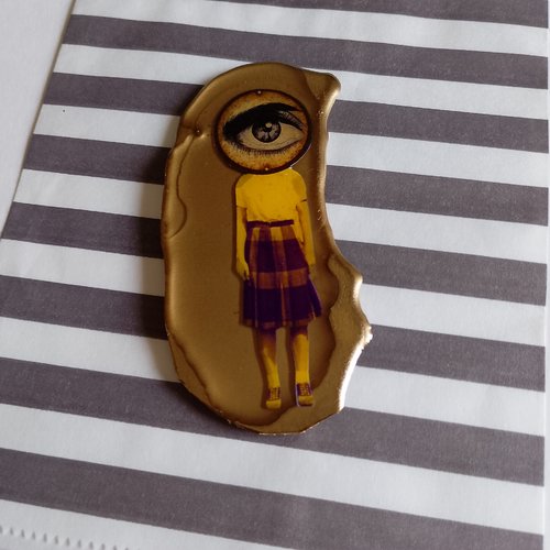 Magnet résine « mon oeil »