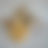 Eponge grattounette tawashi zéro déchet carrée jaune