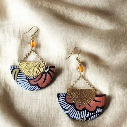 Boucles d'oreilles wax