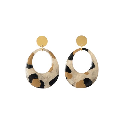 Créoles léopard | papier népalais artisanal | fait main france | collection kriyōla