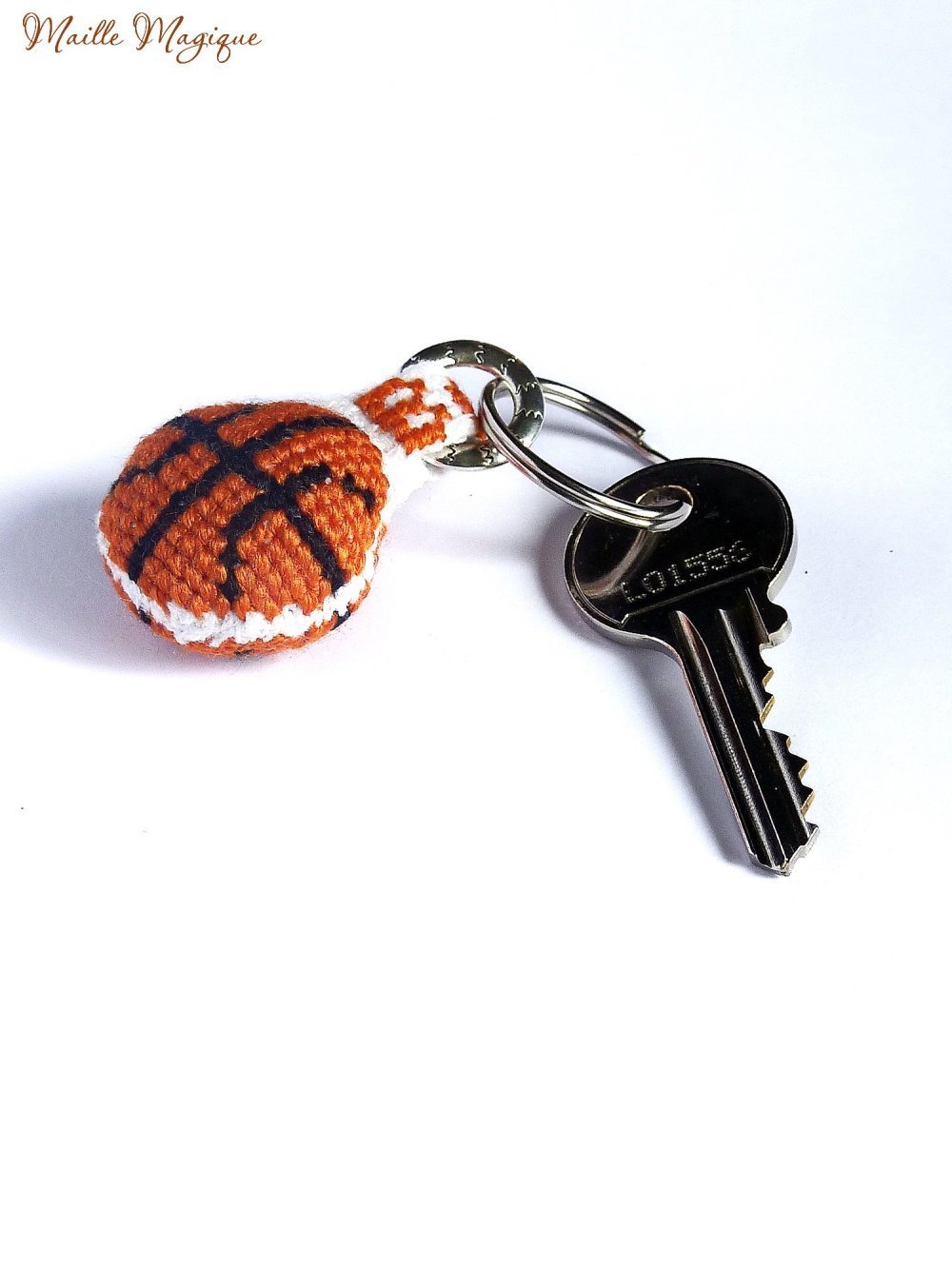 Porte-clés, bijou de sac, ballon et chaussure de handball en acier. :  : Mode