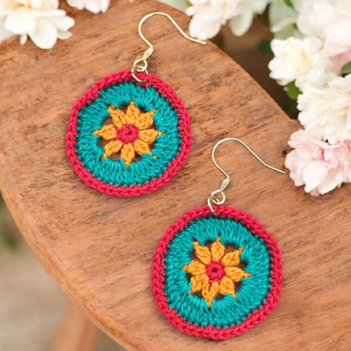 Boucle d'oreilles "azteca"