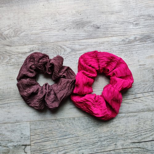 Lot de 2 chouchous tissu jersey