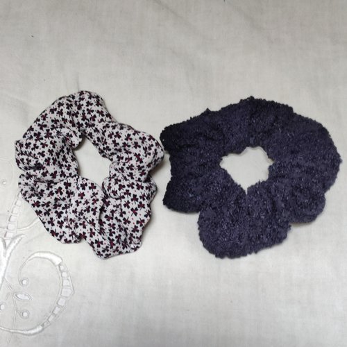 Lot de 2 chouchous tissu