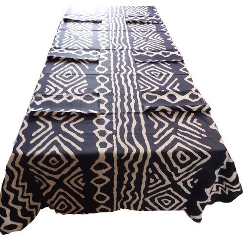 Dagim nappe 260 x 120 cm + 6 serviettes de table 
