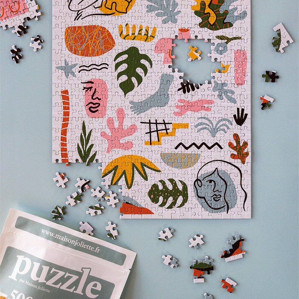 Puzzle Chill & Plouf - Maison Joliette - 500 pièces
