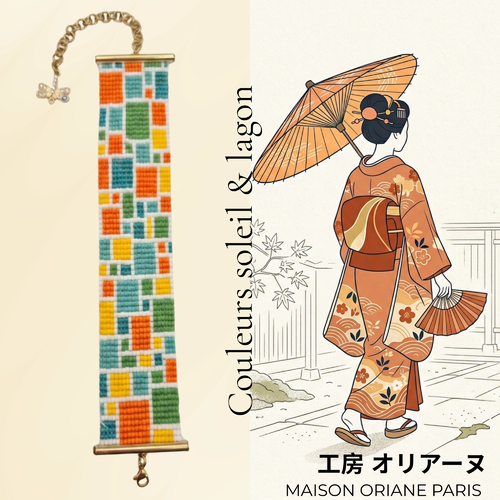 Bracelet miyuki multicolore fait main – acier inoxydable – pièce unique – libellule strass – livraison gratuite