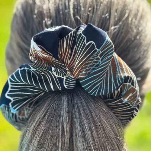 Chouchou en tissu pour les cheveux, éco-responsable
