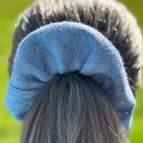 Chouchou en tissu pour les cheveux, éco-responsable
