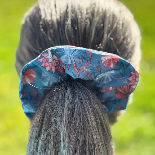 Chouchou en tissu pour les cheveux, éco-responsable