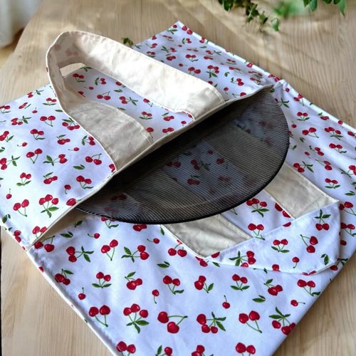 Sac à tarte en tissu enduit intérieur et exterieur