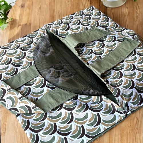 Sac à tarte en tissu enduit intérieur et exterieur