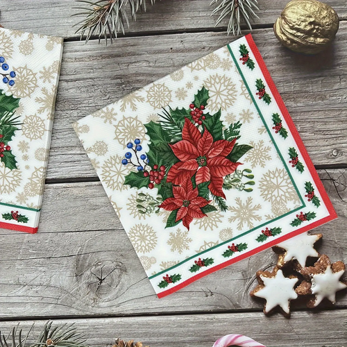 Serviettes de table de noël
