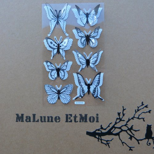 Stickers papillons