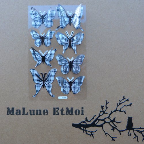 Stickers papillons