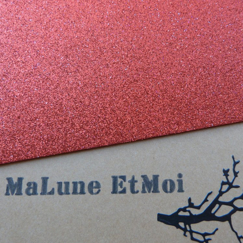 Feuille de mousse caoutchouc rouge