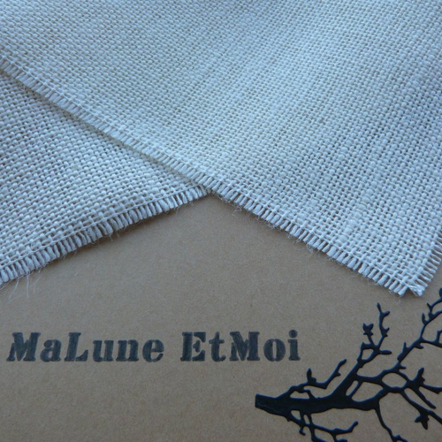 Ruban large en jute