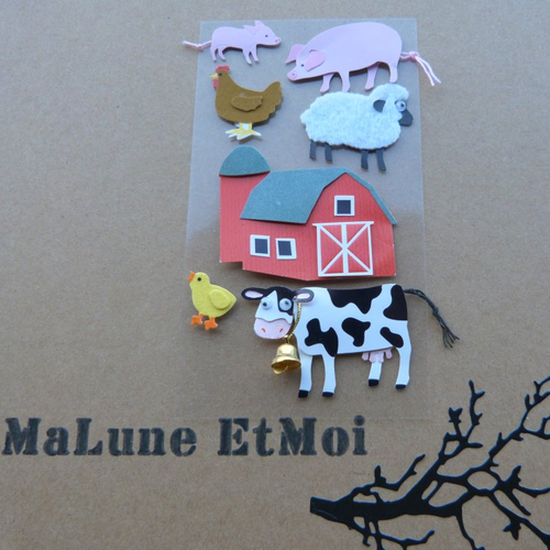 Stickers 3d "la ferme"