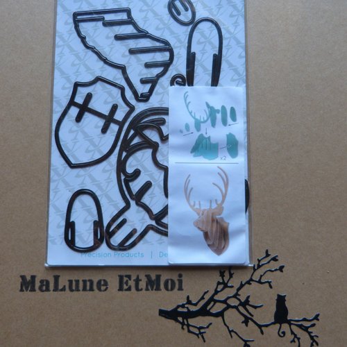 Die tête de cerf 3d