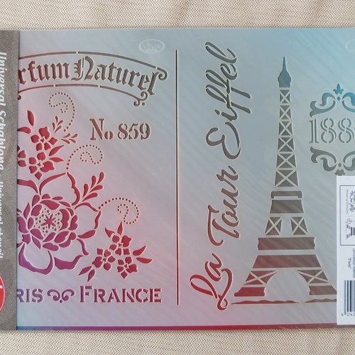 Pochoir "paris"