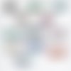 Lot de 12 stickers autocollants transparents libellules (lot 2)