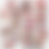 Lot de 17 stickers autocollants transparents champignon (lot 2)