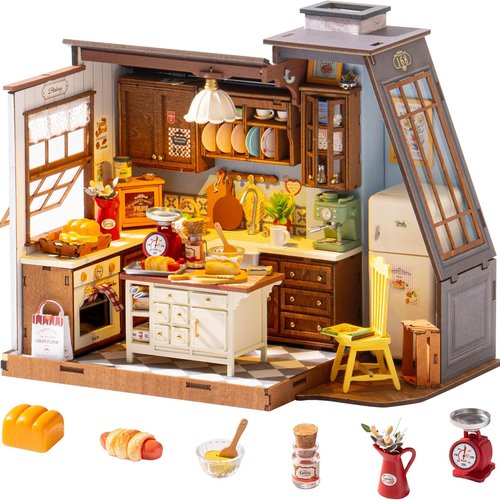 Kit de montage - diy - miniature house - maison miniature - cuisine - baking kitchen