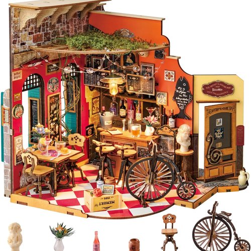 Kit de montage - diy - miniature house - maison miniature - cheers bar & dining - bar à fromage