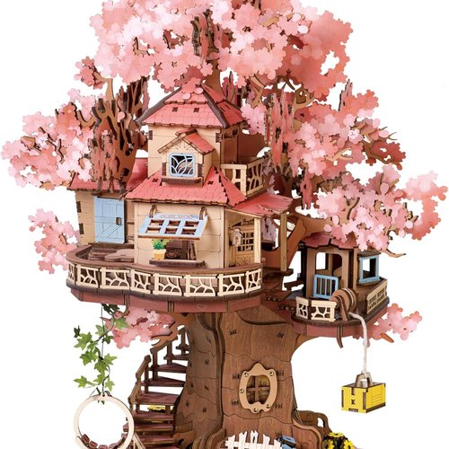 Kit de montage - diy - arbre maison sakura - sakura tree house