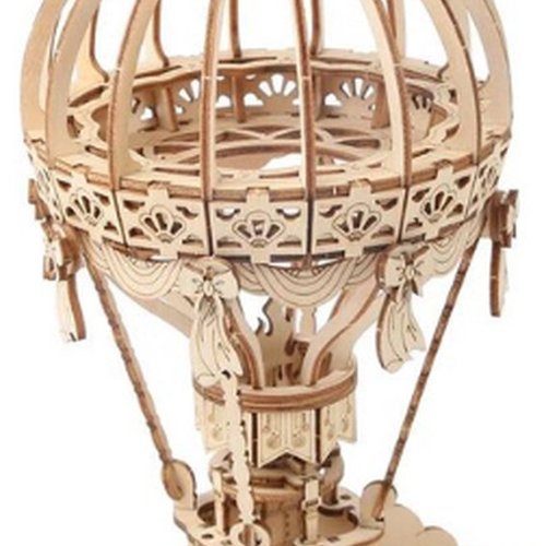 Kit de montage - diy - puzzle 3d en bois montgolfière