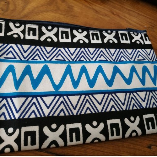 Ppg-001 - pochette en wax (21cm*14cm)