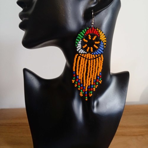 B-032 - boucle d'oreilles massaï