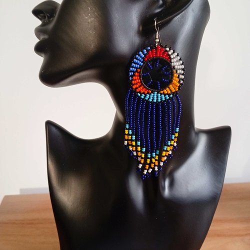 B-034 - boucle d'oreilles massaï