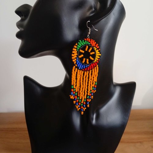 B-044 - boucle d'oreilles massaï