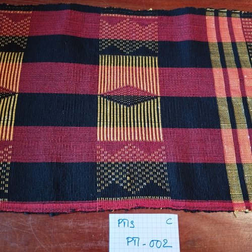 Pm3-002- véritable bande de pagne manjak tissé coton