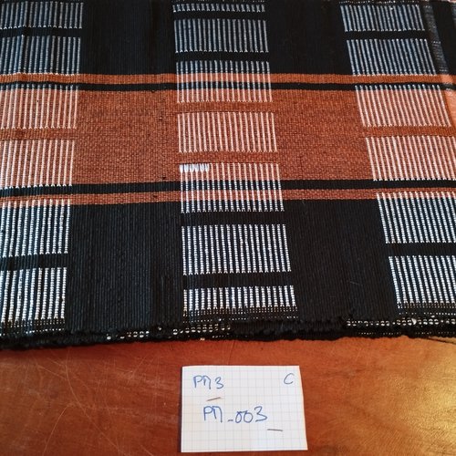 Pm3-003- véritable bande de pagne manjak tissé coton