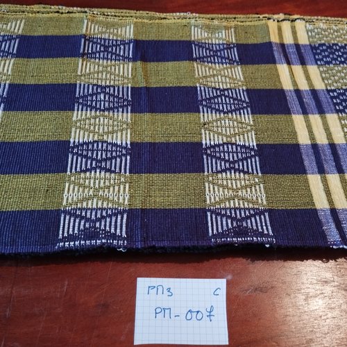 Pm3-007 - véritable bande de pagne manjak tissé coton
