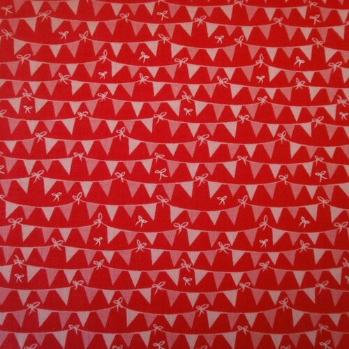 Tissu patchwork  - fanions  - coupon 45 x 55 cm