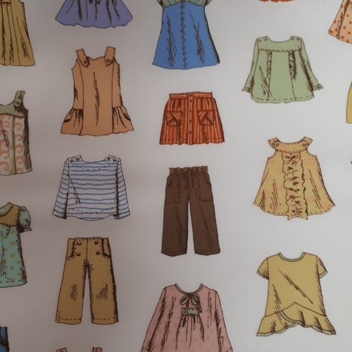 Tissu patchwork - vetements enfants - cape ann - coupon 45 x 55 cm