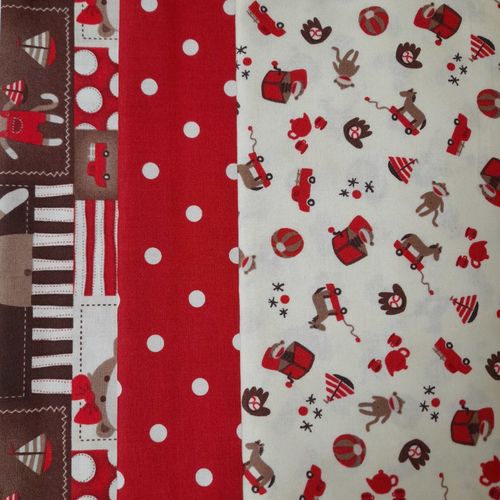 Coupons tissus patchwork assortis