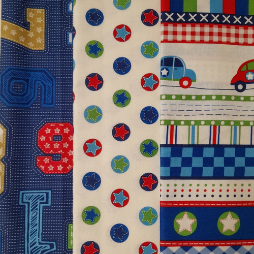 Coupons tissus patchwork assortis