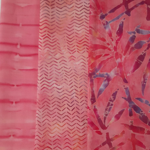 Coupons tissus patchwork assortis - batik