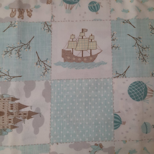 Coupons tissus façon patchwork