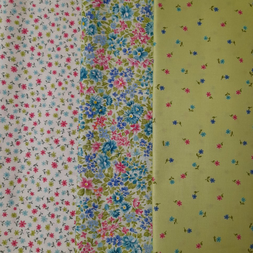 Coupons tissus patchwork assortis