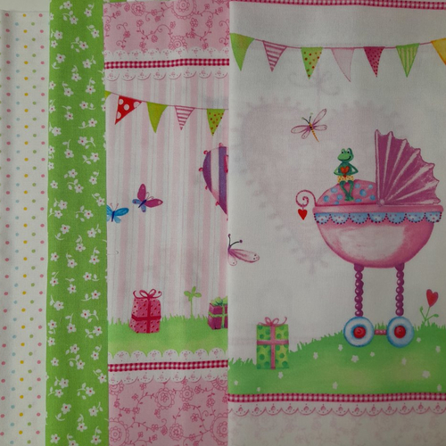 Coupons tissus patchwork assortis